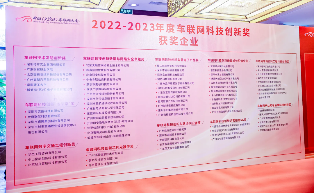 第九屆中國車聯(lián)網(wǎng)大會(huì)完美落幕——斯沃德榮獲雙獎(jiǎng)！